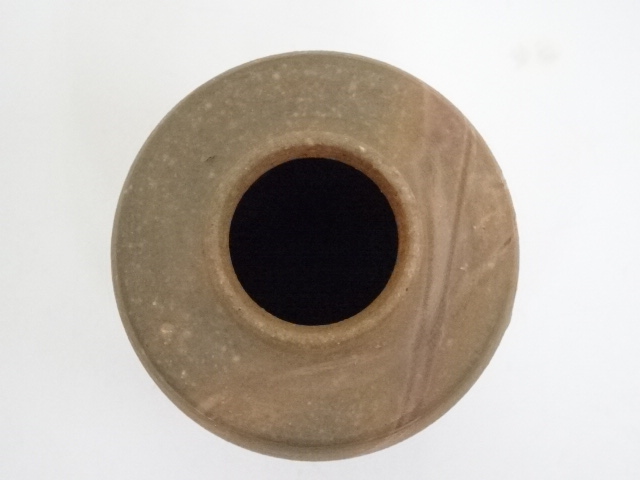 備前焼 竹内靖之 作 備前茶入 仕覆 国司間道 茶道具 共箱 栞 茶入 新品 道具 ] - 道具 備前焼 竹内靖之造 茶入（共箱） □z | ネット